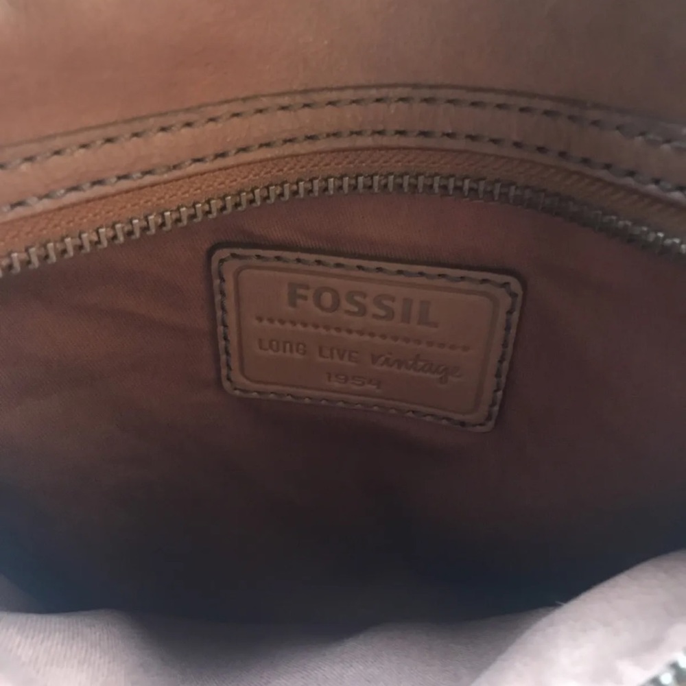 FOSSIL ZB 2986 SASHA LEATHER CROSSBODY SHOULDER BAG - MINT - Picture 6 of 6